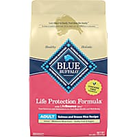 Blue Buffalo Life Protection Formula Salmon & Brown Rice Recipe Made with Natural Ingredients Adult Dry Dog Food