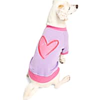 YOULY Pink Heart Pet Crewneck