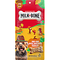 Milk-Bone Pup-kin Spice Biscuits Pumpkin Spice Artificially Flavored Dog Treats
