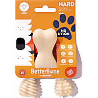 BetterBone Blue Standard Inc Hard Mini Beef Dog Toy