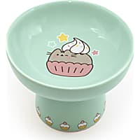 Pusheen Pedestal Ceramic Bowl for Cats