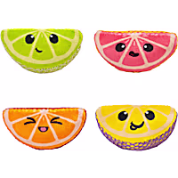Catstages Multicolored Dental Fruit Wedges, Soft and Textured Catnip Chew Toys that Help Clean Teeth Cat Toy