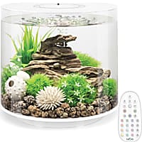 biOrb White TUBE 15 Aquarium with MCR Light