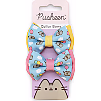 Pusheen Yellow and Pink Balloon Cat Bows