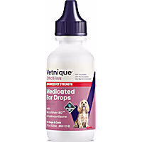 Vetnique OticBliss Advanced Vet Strength Microsilver Ear Infection Drops for Dogs & Cats