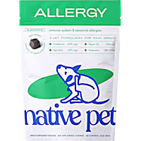 Native Pet Allergy Chews for Seasonal Allergies Supplement for Dogs