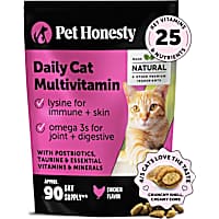 Pet Honesty Multivitamin Chicken Chews for Cats