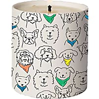 Zanden Ceramic Dog Print Candle