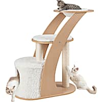 UniPaws 3-level Sloped Design Cat Tree with Perch and Condo
