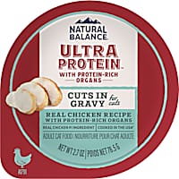Natural Balance Ultra Protein Real Chicken Recipe with Protein-Rich Organs Cuts in Gravy Wet Cat Food
