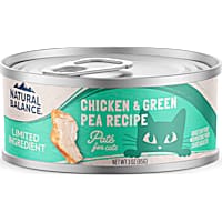 Natural Balance Limited Ingredient Chicken & Green Pea Pate Recipe Wet Cat Food