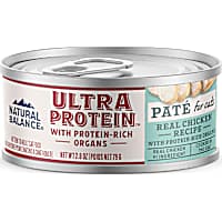 Natural Balance Ultra Protein Real Chicken Recipe with Protein-Rich Organs Pate Wet Cat Food
