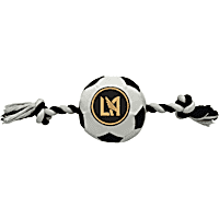 Pets First MLS Los Angeles FC Soccer Ball Rope Toy for Dogs