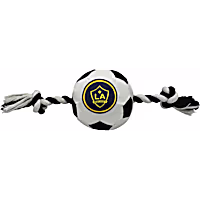 Pets First MLS LA Galaxy Soccer Ball Rope Toy for Dogs