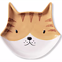 PetShop by Fringe Studio Julianna Swaney Tabby Kitty Ceramic Trinket Tray
