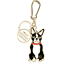 PetShop by Fringe Studio Boston Terrier Keychain