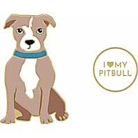 PetShop by Fringe Studio Pitbull Keychain