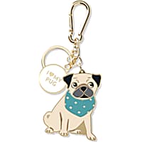 PetShop by Fringe Studio Pug Keychain