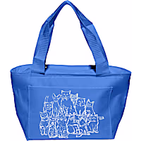 Zanden Cat Club Royal Blue Lunch Cooler