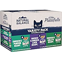 Natural Balance Original Ultra Platefulls Best Sellers Wet Cat Food Variety Pack