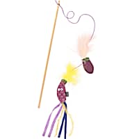 P.L.A.Y PET LIFESTYLE Feline Frenzy Eggplant Extravaganza Catnip Wand Cat Toy