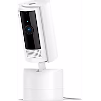 Ring White Pan-Tilt Plug-in Security Camera for Dogs