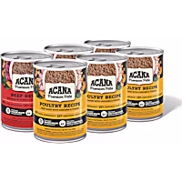 ACANA Premium Pate Beef + Poultry Recipes Wet Dog Food Variety Pack