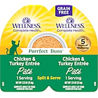 Wellness Complete Health Purrfect Duos Pate Chicken & Turkey Cat Food