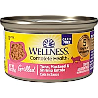Wellness Complete Health Grilled Tuna Mackerel & Shrimp Entree Wet Cat Food