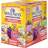 Wellness Appetizing Entrees Mousse Poultry Wet Cat Food Variety Pack