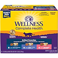 Wellness Complete Health Grilled Favorites Wet Cat Food Variety Pack