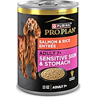 Purina Pro Plan Senior Sensitive Stomach and Skin with Salmon and Rice Entree Wet Dog Food