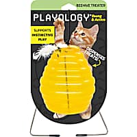 Playology Hanging Beehive Cat Treat Dispenser Toy
