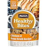 Merrick Healthy Bites Grain Free Chicken and Bone Broth Recipe Soft DogTreats