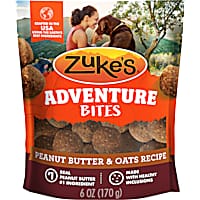 Zuke's Adventure Bites Soft Dog Treats with Real Peanut Butter and Oats Treats for Dogs of All Sizes