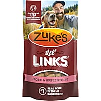 Zuke's Lil' Links Snacking Sausage Pet Treats made with Real Pork & Apple Treats for Dog of All Sizes