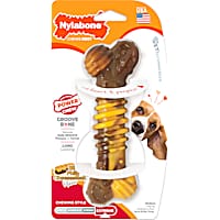 Nylabone Philly Cheesesteak Power Chew Dental Bone Dog Toy