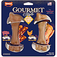 Nylabone Bacon & Chicken Gourmet Style Strong Chew Femur Bone Dog Toy