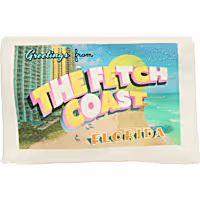 YOULY Fetch Coast Travel Postcard Plush Dog Toy