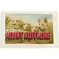 YOULY Mount Ruffmore Travel Postcard Plush Dog Toy