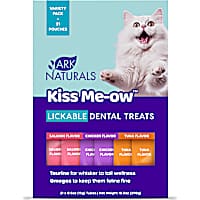 Ark Naturals Tuna, Chicken, & Salmon Lickable Kiss Me-Ow for Cat Treats Variety Pack