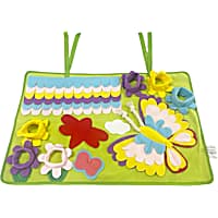 Piggy Poo and Crew Butterfly Snuffle Mat with Paper Crinkle Squeakers