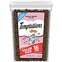 Temptations Classic Shrimpy Shrimp Flavor Crunchy and Soft Cat Treats