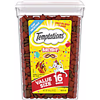 Temptations Classic Lobster and Beef Flavor Birthday Crunchy and Soft Cat Treats