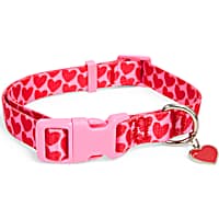 YOULY Red Hearts Dog Collar