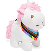 YOULY Pride Unicorn Plush Dog Toy