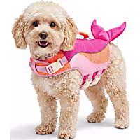 YOULY Dog Flotation Vest with Mermaid Tail