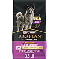 Purina Pro Plan AdvantEDGE Senior Support Plus Shredded Blend Chicken & Rice Formula Dry Dog Food