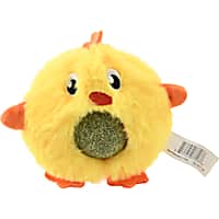 Max & Marlow Compressed Catnip Ball and Plush Chicken Cat Toy