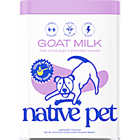 Native Pet Whole Goat Milk Powder to Support Recovery and Overall Wellness for Active Dogs